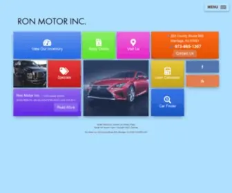 Ronmotor.com(Ronmotor) Screenshot