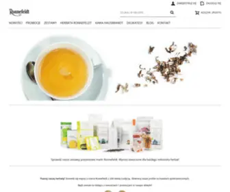 Ronnefeldt-Sklep.pl(Internetowy sklep z herbatami Ronnefeldt) Screenshot