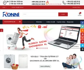 Ronni.az(Ronni Elektroniks) Screenshot