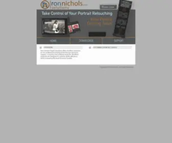 Ronnichols.com(Offers digital workflow solutions for the professional photographer through seminars) Screenshot