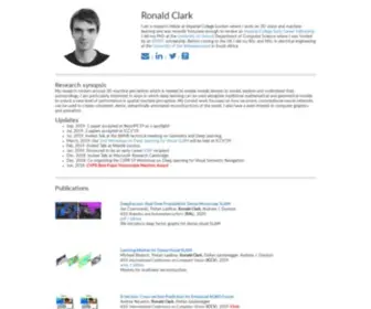 Ronnieclark.co.uk(Ronald Clark) Screenshot