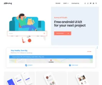 Ronnystudio.com(Free Android App UI KIT) Screenshot