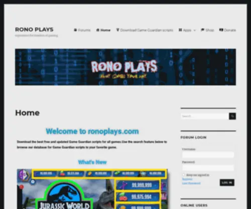 Ronoplays.com(Experience the freedom of gaming) Screenshot