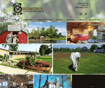 Ronoralodge.com(Ronora Lodge & Retreat Center) Screenshot