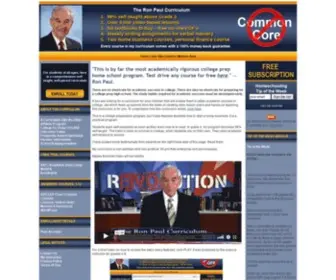 Ronpaulcurriculum.com(RonPaulCurriculum.com Ron Paul) Screenshot