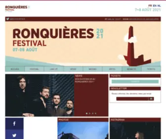 Ronquieresfestival.be(04-05-06 août 2023) Screenshot