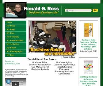 Ronald G. Ross ... "the father of business rules"