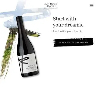 Ronrubinwinery.com(Premium Wine and Tea) Screenshot