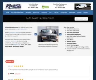 Ronsautoglassmn.com(Ron’s Auto Glass) Screenshot