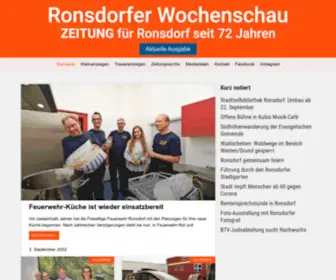 Ronsdorfer-Wochenschau.de(Verlag Ronsdorfer Wochenschau) Screenshot