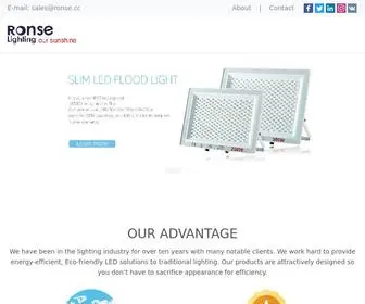 Ronse.cc(RONSE LIGHTING CHINA) Screenshot