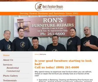 Ronsfurniturerepairs.com(Ron's Furniture Repairs) Screenshot