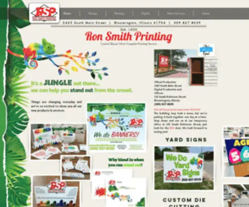 Ronsmith.com(Ron Smith Printing) Screenshot