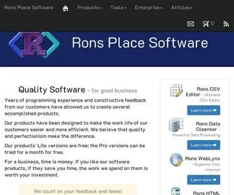 Ronsplace.ca(Rons Place Software) Screenshot