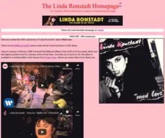 Ronstadt-Linda.com(Linda Ronstadt) Screenshot