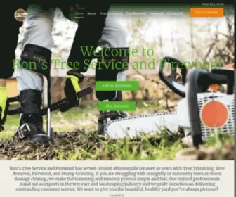 Ronstreeserviceandfirewood.com(Tree Services) Screenshot