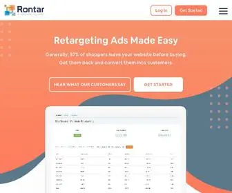 Rontar.com(Your Complete Advertising Suite) Screenshot