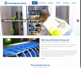 Rontechgroup.com(Rontech group Limited) Screenshot