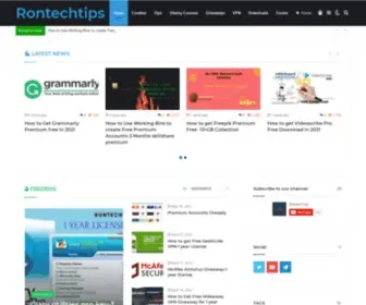 Rontechtips.com(Home) Screenshot