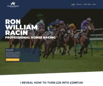 Ronwilliamsracing.com(Professional Horse Racing Tips) Screenshot