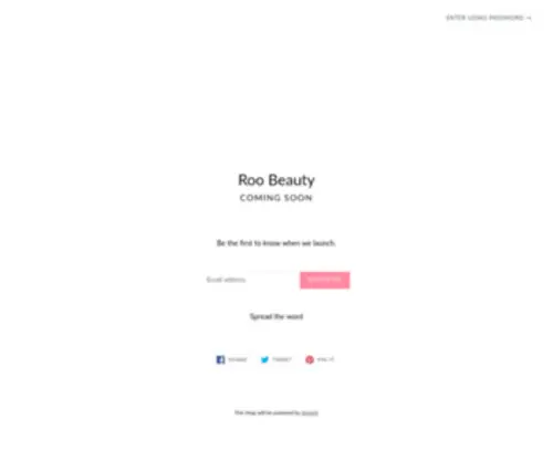 Roobeauty.com(Beauty storage) Screenshot