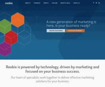 Roobix.com.au(Marketing and Technology Solutions Provider) Screenshot
