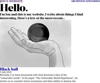 Roobottom.com(Jon Roobottom’s website) Screenshot