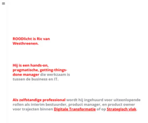 Roodlicht.com(TYPO3 CMS & TYPO3 Neos Webdesign) Screenshot