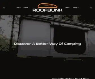 Roofbunk.com(Van & Car Roof Tents For Any Vehicle) Screenshot