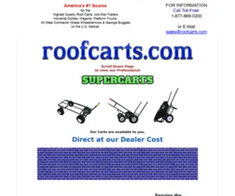 Roofcarts.com(Roof Carts) Screenshot