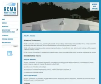 Roofcoatings.org(Roof Coatings Manufacturers Association) Screenshot