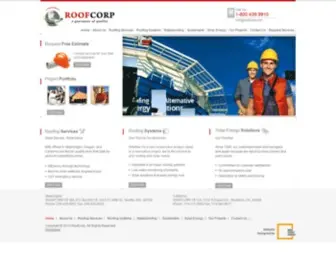 Roofcorp.com(ROOFCORP OF AMERICA) Screenshot