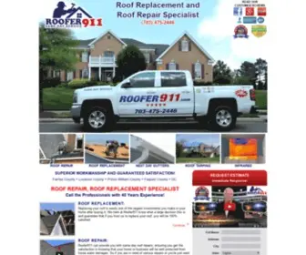 Roofer911.com(Roof Repair VA) Screenshot