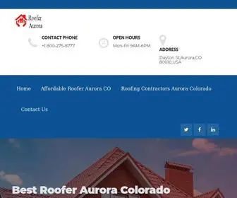 Roofersauroraco.com(Roofers Aurora Co) Screenshot