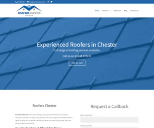 Rooferschester.net(Roofers Chester) Screenshot