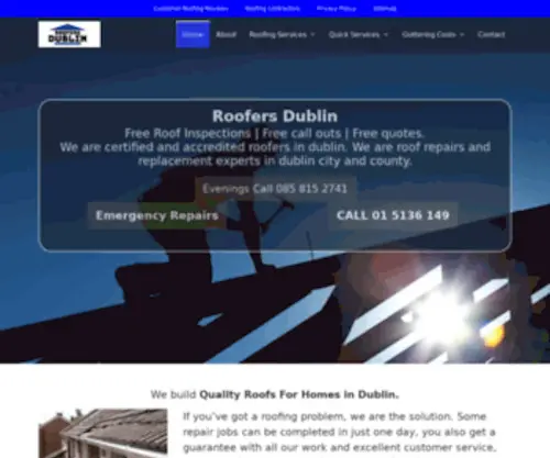 Roofersdublin.org(Roofers Dublin) Screenshot