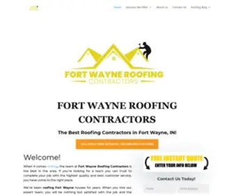 Roofersftwayne.com(Roofing Company) Screenshot