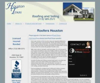 Roofershouston.com(Roofers Houston) Screenshot