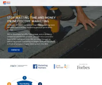 Roofersprosper.com(Marketing and Lead Generation Experts) Screenshot