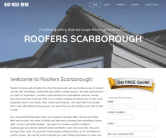 Roofersscarborough.com(Roofers Scarborough) Screenshot