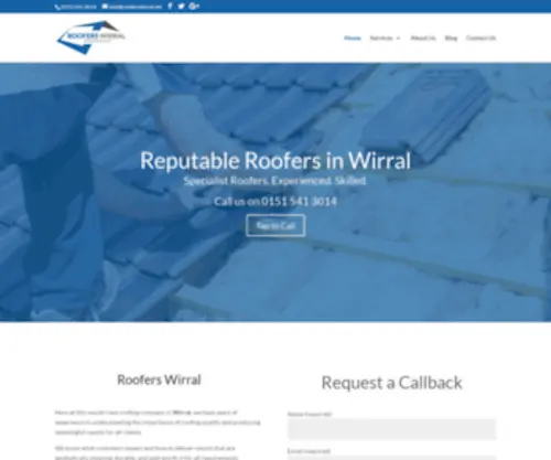 Rooferswirral.net(Roofers Wirral) Screenshot