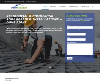 Roofexpress.com(Roofing) Screenshot