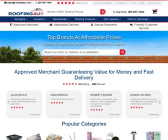 Roofing4US.com(Roofing Materials) Screenshot