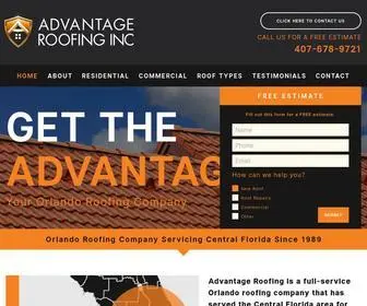 Roofingadvantage.com(Orlando Roofing Company) Screenshot