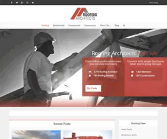 Roofingarchitects.com(Best Roofing Contractors) Screenshot