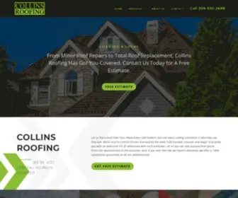 Roofingbycollins.com(Roof Repair in Atlanta) Screenshot