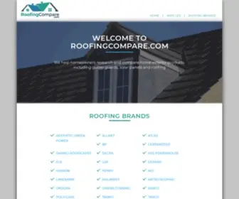 Roofingcompare.com(RoofingCompare) Screenshot