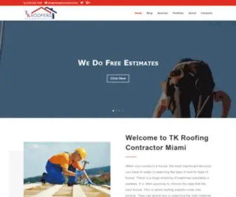 Roofingfrommiami.com(Roofing Contractor In Miami) Screenshot