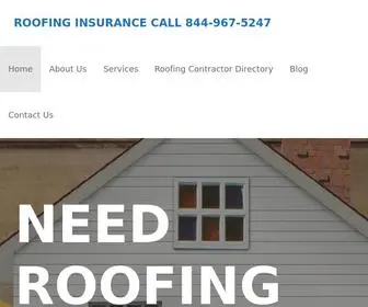 Roofinginsurance.com(Roofing insurance) Screenshot