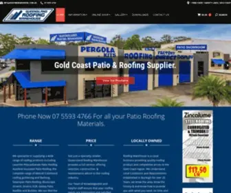 Roofingwarehouse.com.au(Gold Coast Patios) Screenshot